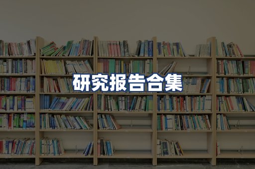 研究报告合集